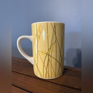 Starbucks Coffee 2004 Spring Meadow Series Grass & Flowers Tall Coffee Mug / Cup